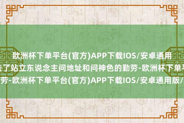 欧洲杯下单平台(官方)APP下载IOS/安卓通用版/手机版这一功能省去了站立东说念主问地址和问神色的勤劳-欧洲杯下单平台(官方)APP下载IOS/安卓通用版/手机版