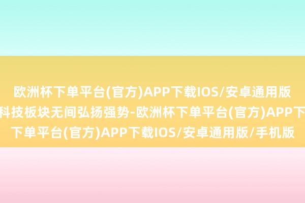 欧洲杯下单平台(官方)APP下载IOS/安卓通用版/手机版以半导体为首的科技板块无间弘扬强势-欧洲杯下单平台(官方)APP下载IOS/安卓通用版/手机版