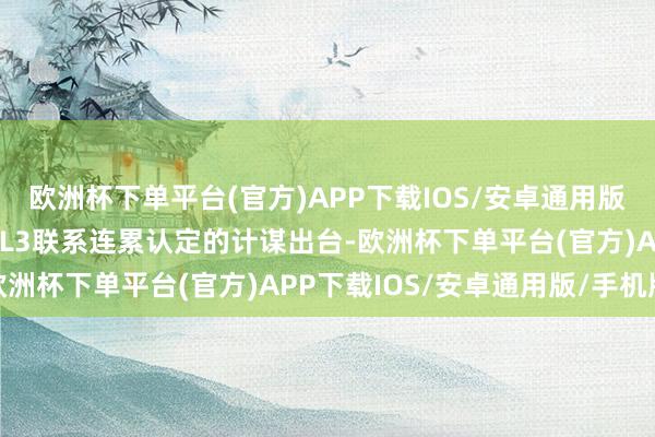 欧洲杯下单平台(官方)APP下载IOS/安卓通用版/手机版瞻望跟着国表里L3联系连累认定的计谋出台-欧洲杯下单平台(官方)APP下载IOS/安卓通用版/手机版