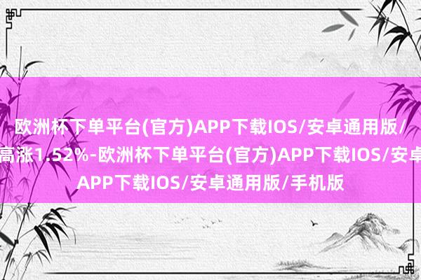 欧洲杯下单平台(官方)APP下载IOS/安卓通用版/手机版近6个月高涨1.52%-欧洲杯下单平台(官方)APP下载IOS/安卓通用版/手机版