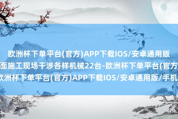 欧洲杯下单平台(官方)APP下载IOS/安卓通用版/手机版该标段在沥青路面施工现场干涉各样机械22台-欧洲杯下单平台(官方)APP下载IOS/安卓通用版/手机版